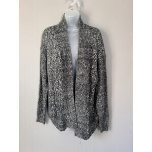 City Girl Country Girl XL Cable Knit Open Front Cardigan Sweater Marled Chunky